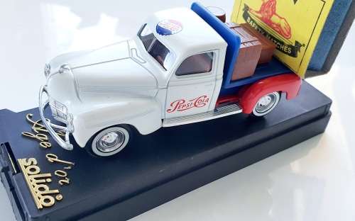 VINTAGE - ORIGINAL SOLIDO AGE D OR - DODGE PLATEAU `PEPSI` 4427